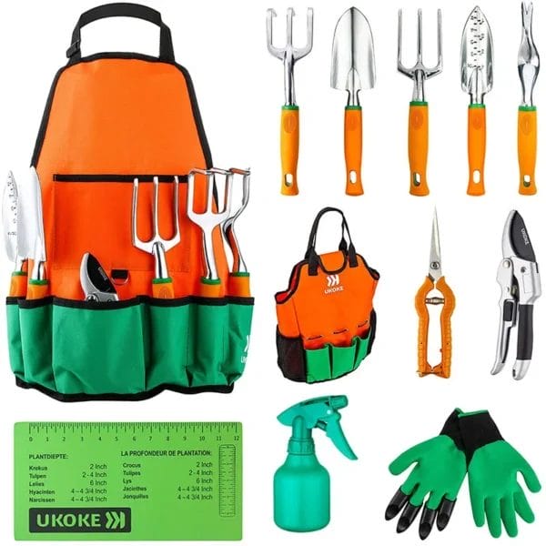 Gardening Kit - Stainless Steel Tools with Grip - Image 4