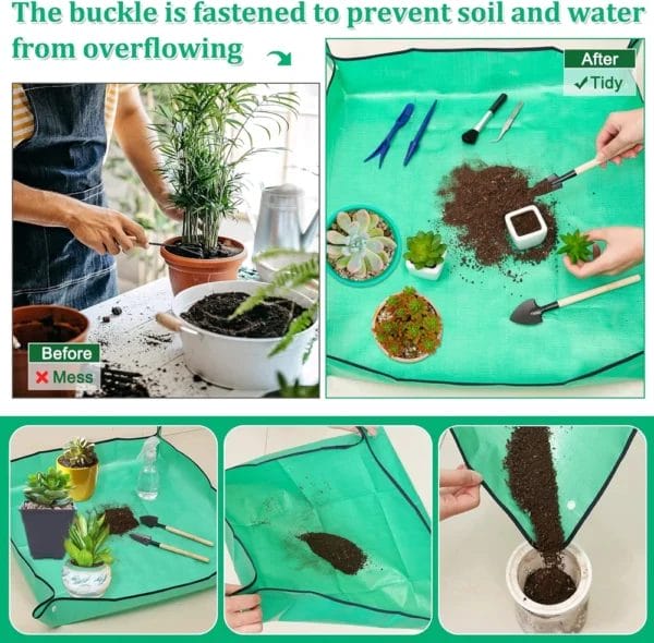 Gardening Kit: Waterproof Foldable Potting Mat - Image 2