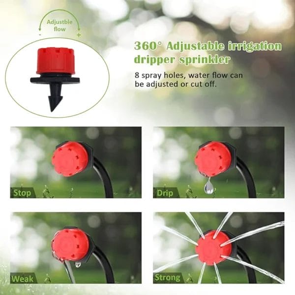 Gardening Kit - 20M Drip Irrigation with Drippers - Image 5