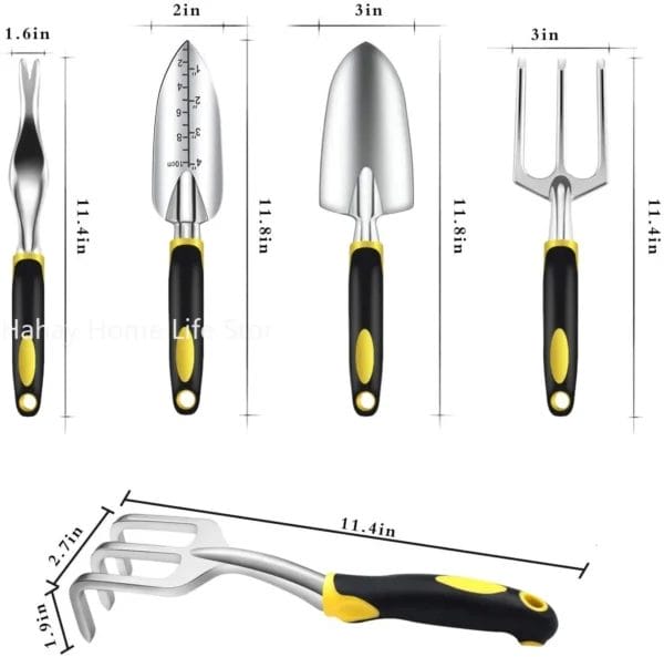 Aluminum Gardening Kit with Ergonomic Handle - Image 3