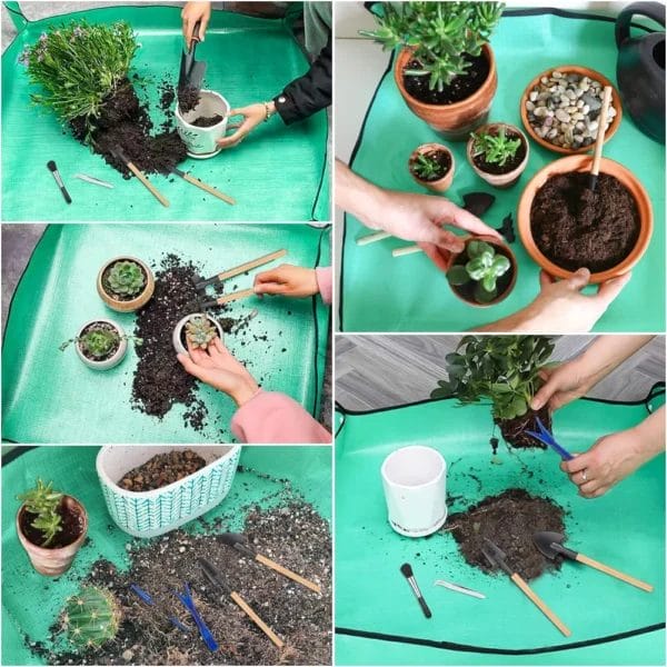 Gardening Kit: Waterproof Foldable Potting Mat - Image 5