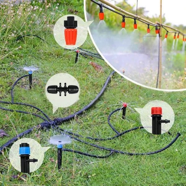 Gardening Kit: 200FT Drip Irrigation System - Image 2