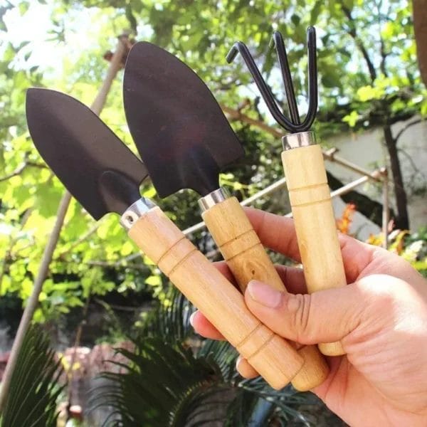 Gardening Kit: Ergonomic Trowel and Rake Tools - Image 2