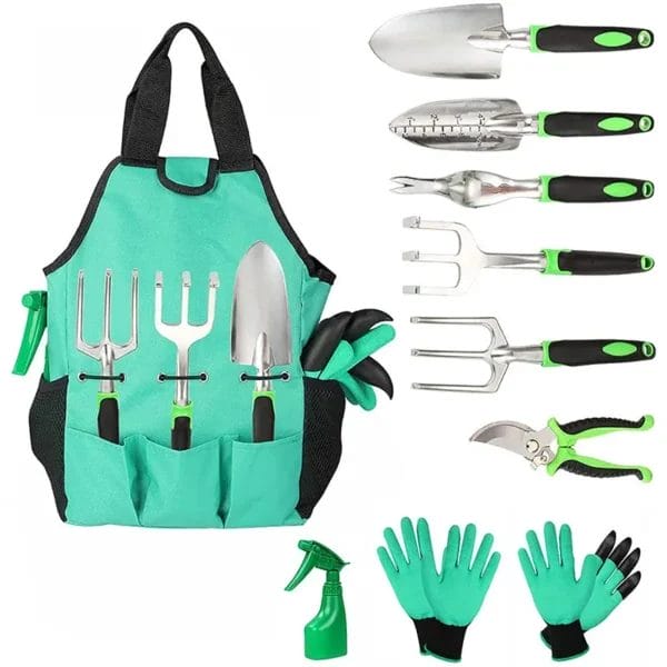 Gardening Kit - Stainless Steel Tools with Grip