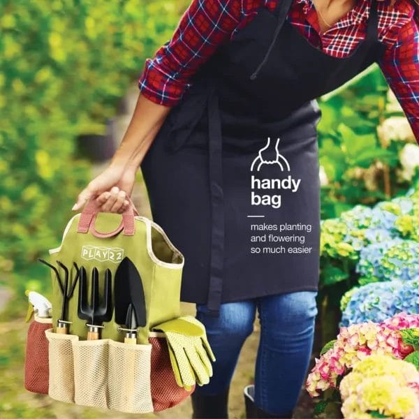 Gardening Kit: 10-Piece Tool Set with Bag and Gloves - Image 2