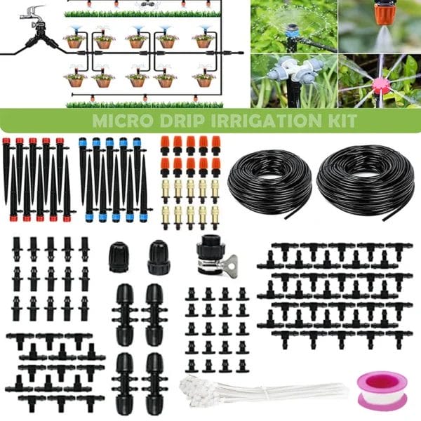 Gardening Kit: 200FT Drip Irrigation System - Image 6