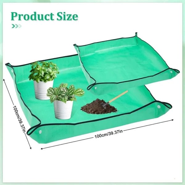 Gardening Kit: Waterproof Foldable Potting Mat - Image 3