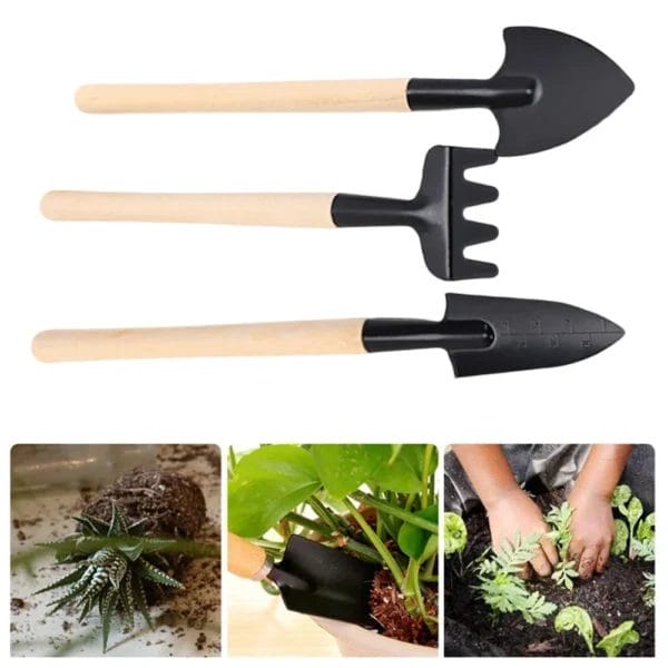 3PCS Indoor Gardening Kit with Iron Shovel - Image 4